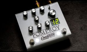 Emerson Custom Pomeroy White Overdrive Distortion Pedal